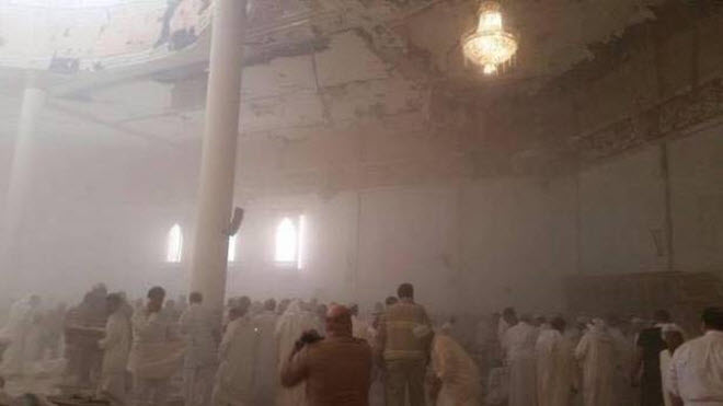 بالصور تفجير انتحاري إرهابي في مسجد الامام الصادق بالكويت