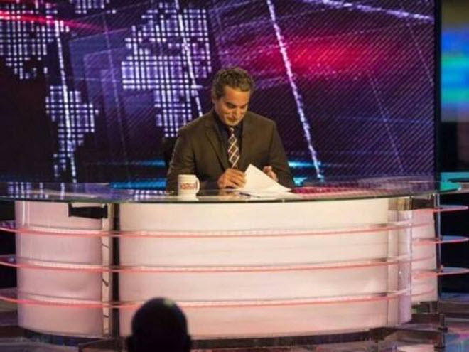 الإعلامي باسم يوسف على قناة «سي بي سي»، الجمعة