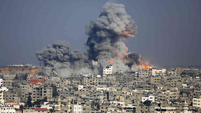 قصف غزة العشوائي