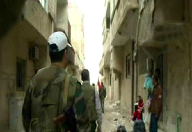 قوات الجيش العربي السوري  تسيطر على بلدة في ريف دمشق