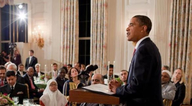 الرئيس باراك أوباما يستضيف مأدبة إفطار رمضان في البيت الأبيض، 25 يوليو 2013